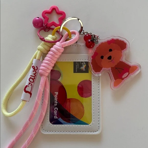 🍒 Handmade Poodle Card & Key Holder - Picture 3 of 10